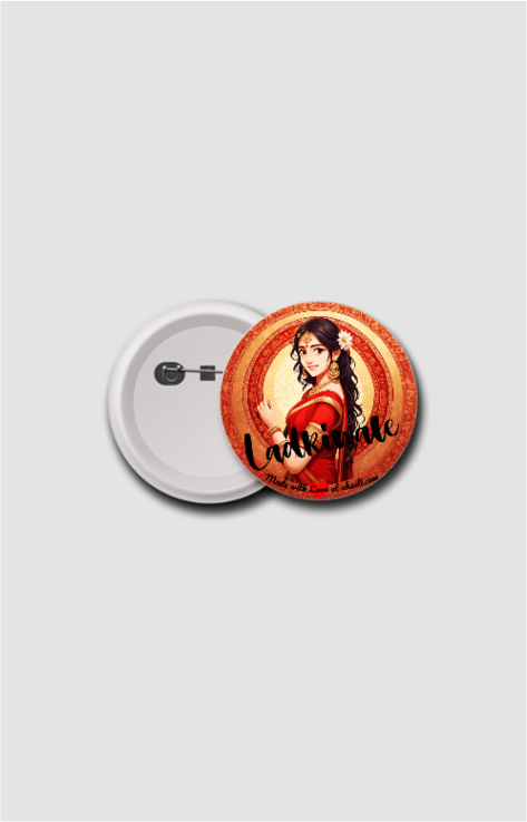 Badges- Bride Portrait Collection (Ladkiwale) - Ahaeli