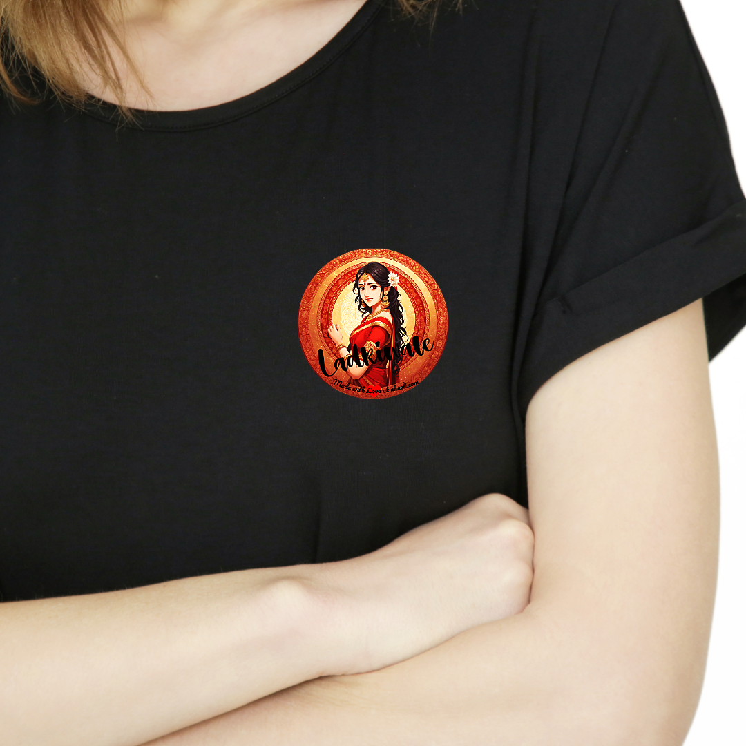Badges- Bride Portrait Collection (Ladkiwale) - Ahaeli