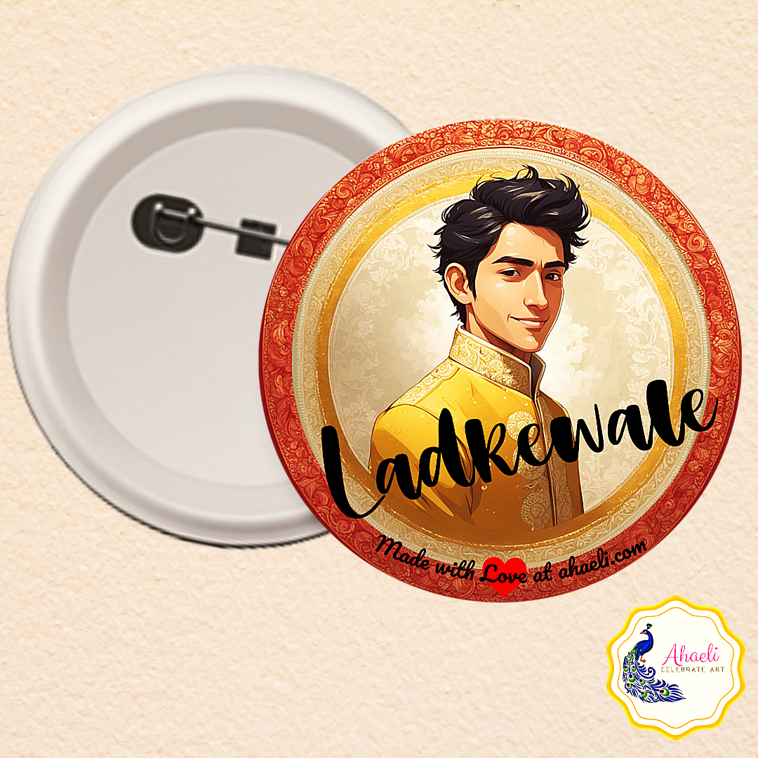 Badges- Groom Portrait Collection (Ladkewale) - Ahaeli