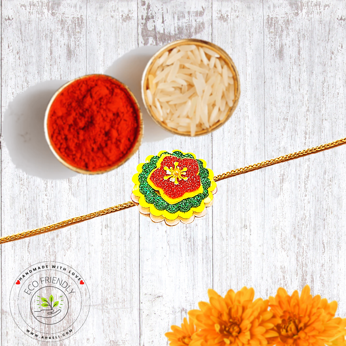 Rakhi - Paper Quilled Rakhi - Ahaeli