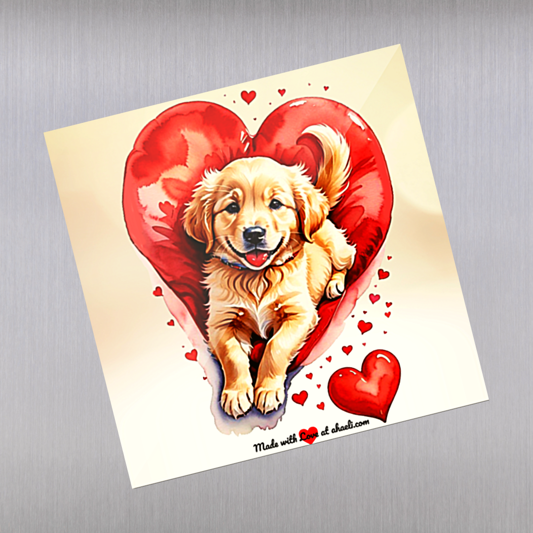 Magnets - Pawsome Companions (Golden Retriever) - Ahaeli