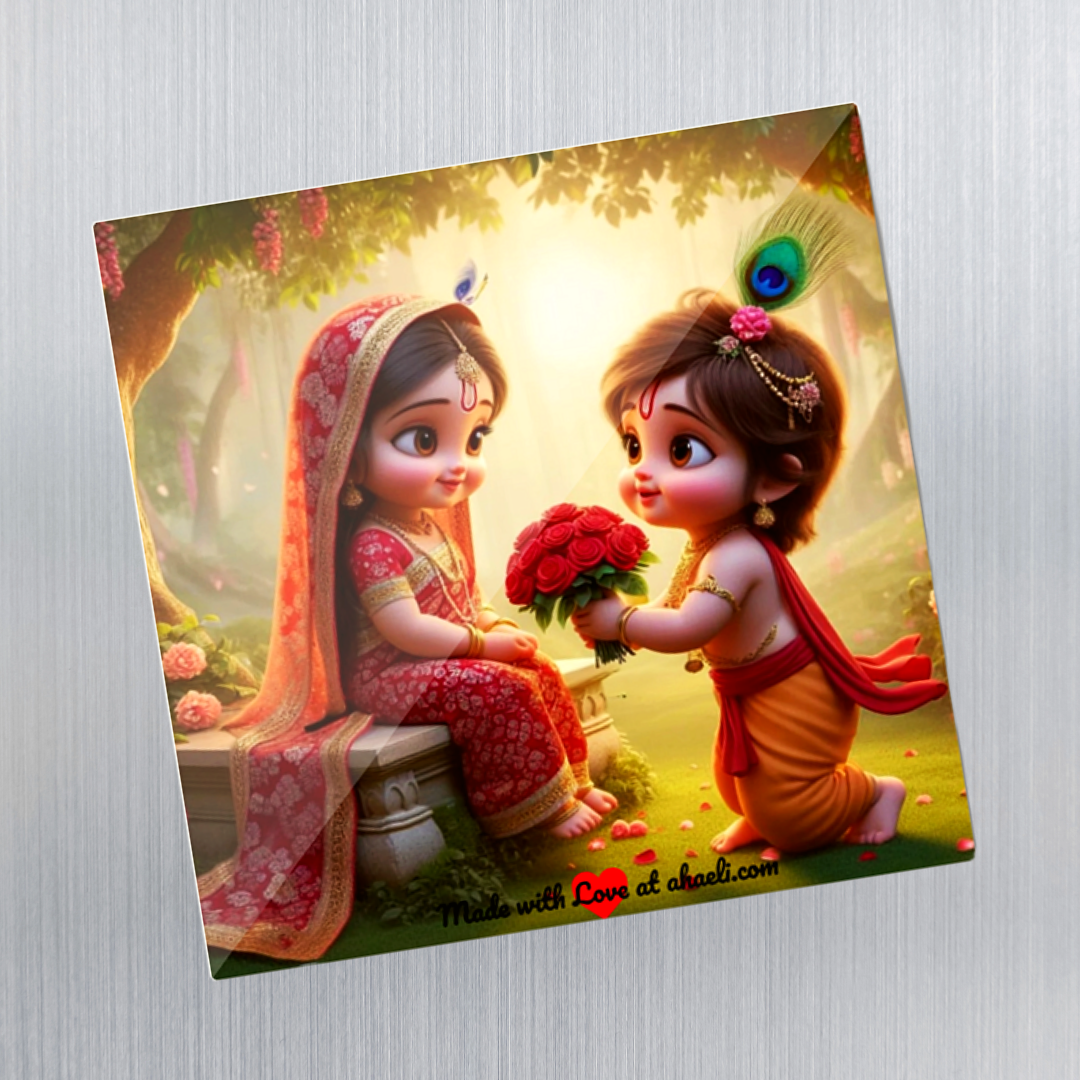 Magnets - Radha Krishna Blissful Bloom - Ahaeli