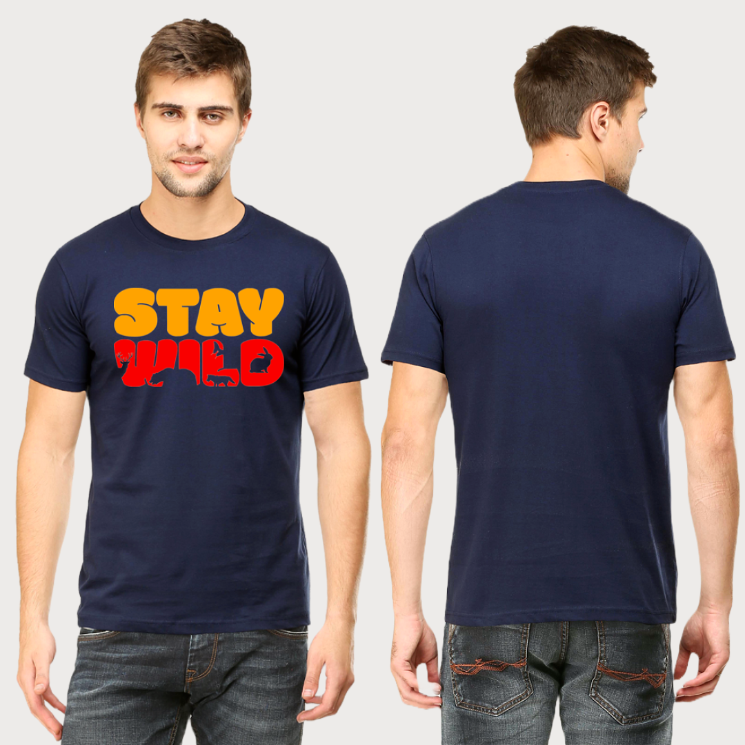Men's T-Shirt - Stay Wild - Ahaeli