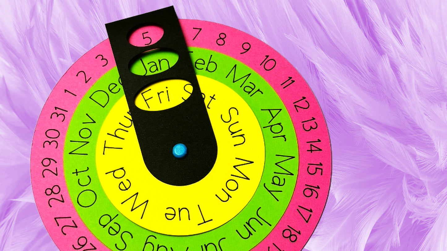 Perpetual Calendar SVG 2024 Edition - Ahaeli