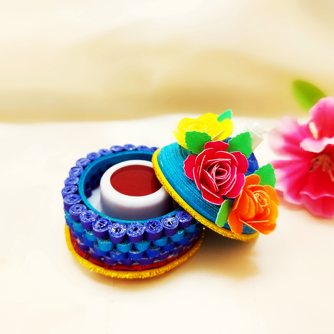 Sindoor Box - Quilled Art - Ahaeli