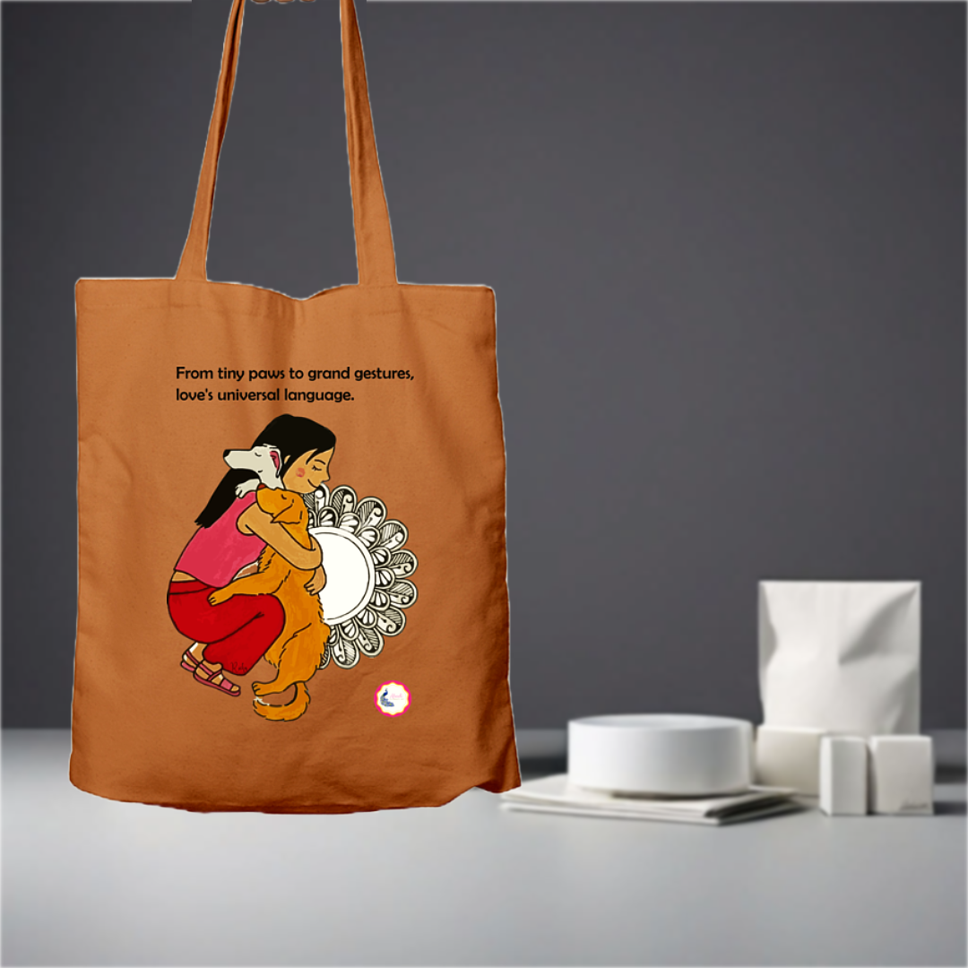 Tote Bag - Tiny Paws Love - Ahaeli