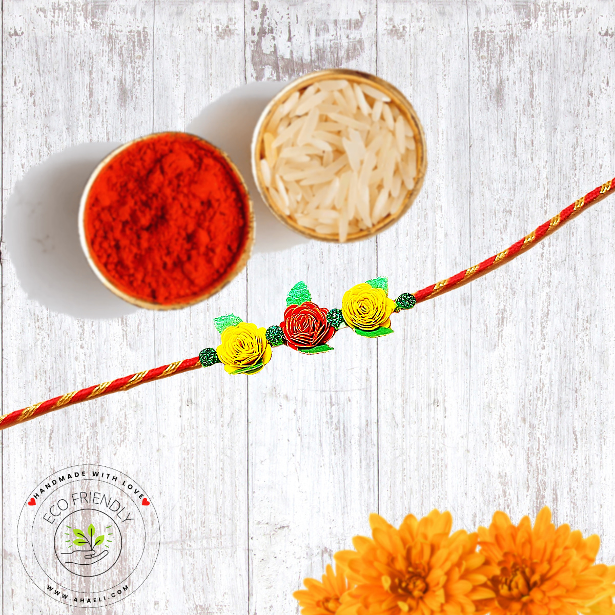 Rakhi - Paper Quilled Rakhi - Ahaeli