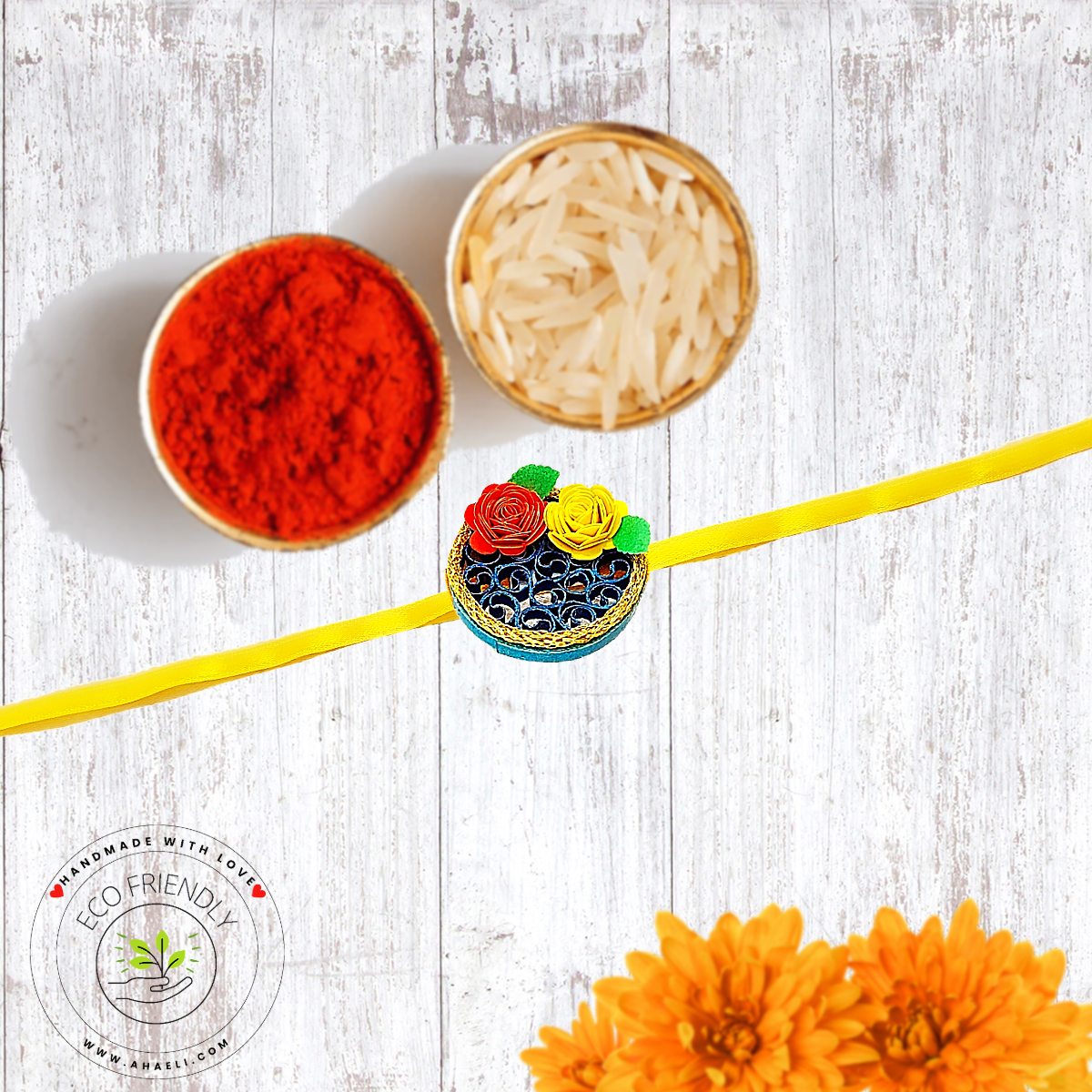 Rakhi - Paper Quilled Rakhi - Ahaeli