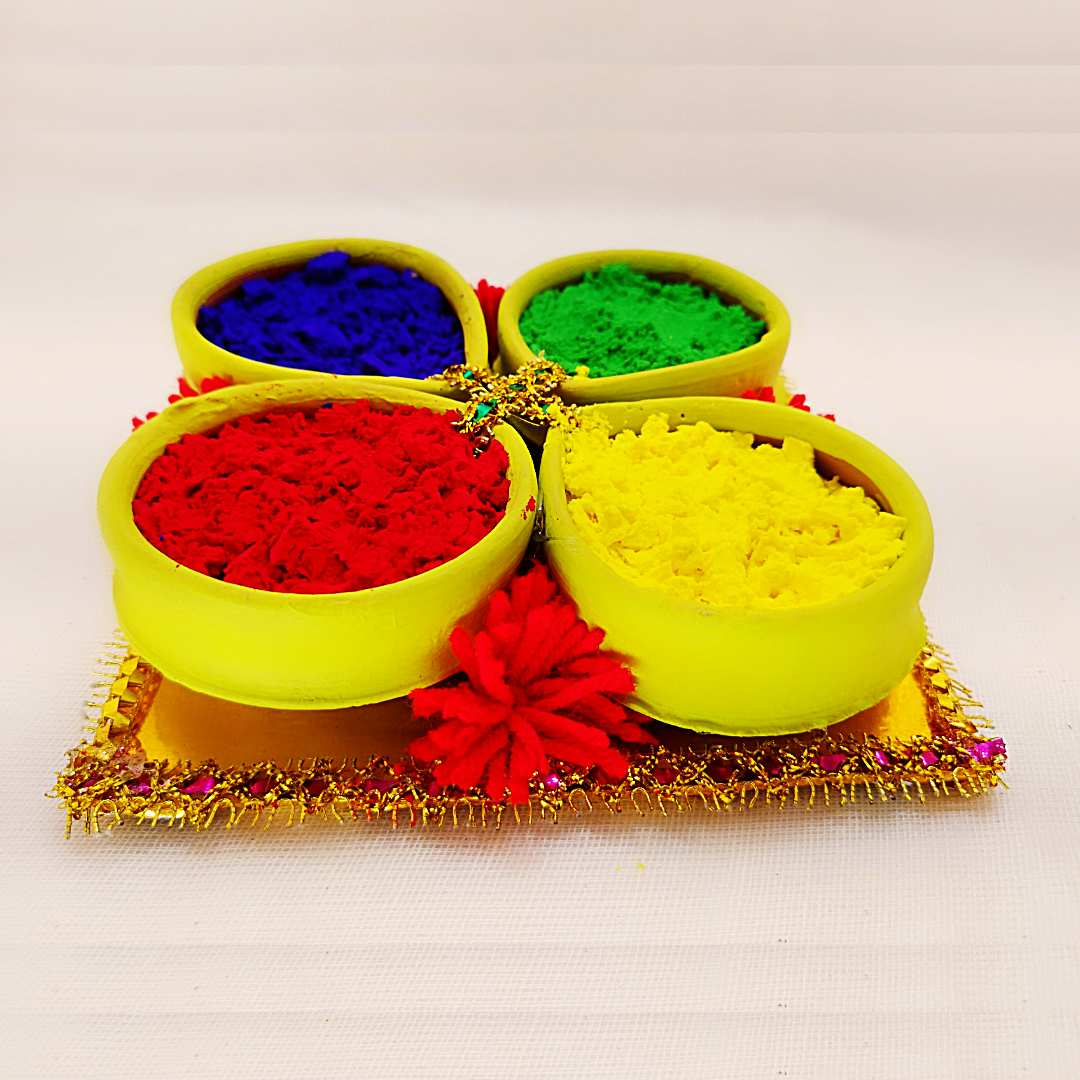 Holi Organic Colours - Pack of 4 colors - Ahaeli