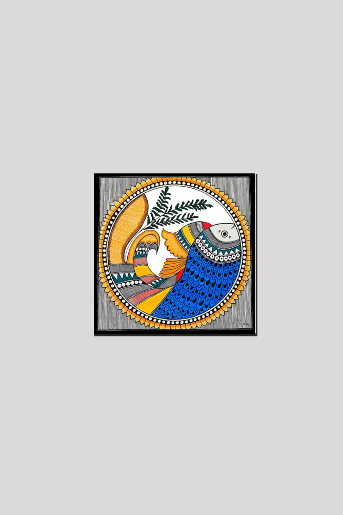 Paintings - Fish Whispers (Mithila Art) - Ahaeli