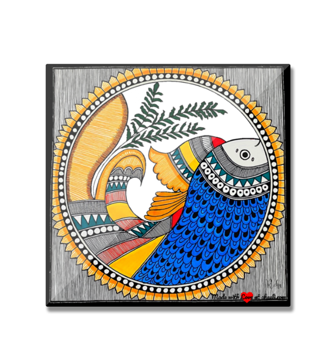 Magnets - Fish Whispers (Mithila Art) - Ahaeli