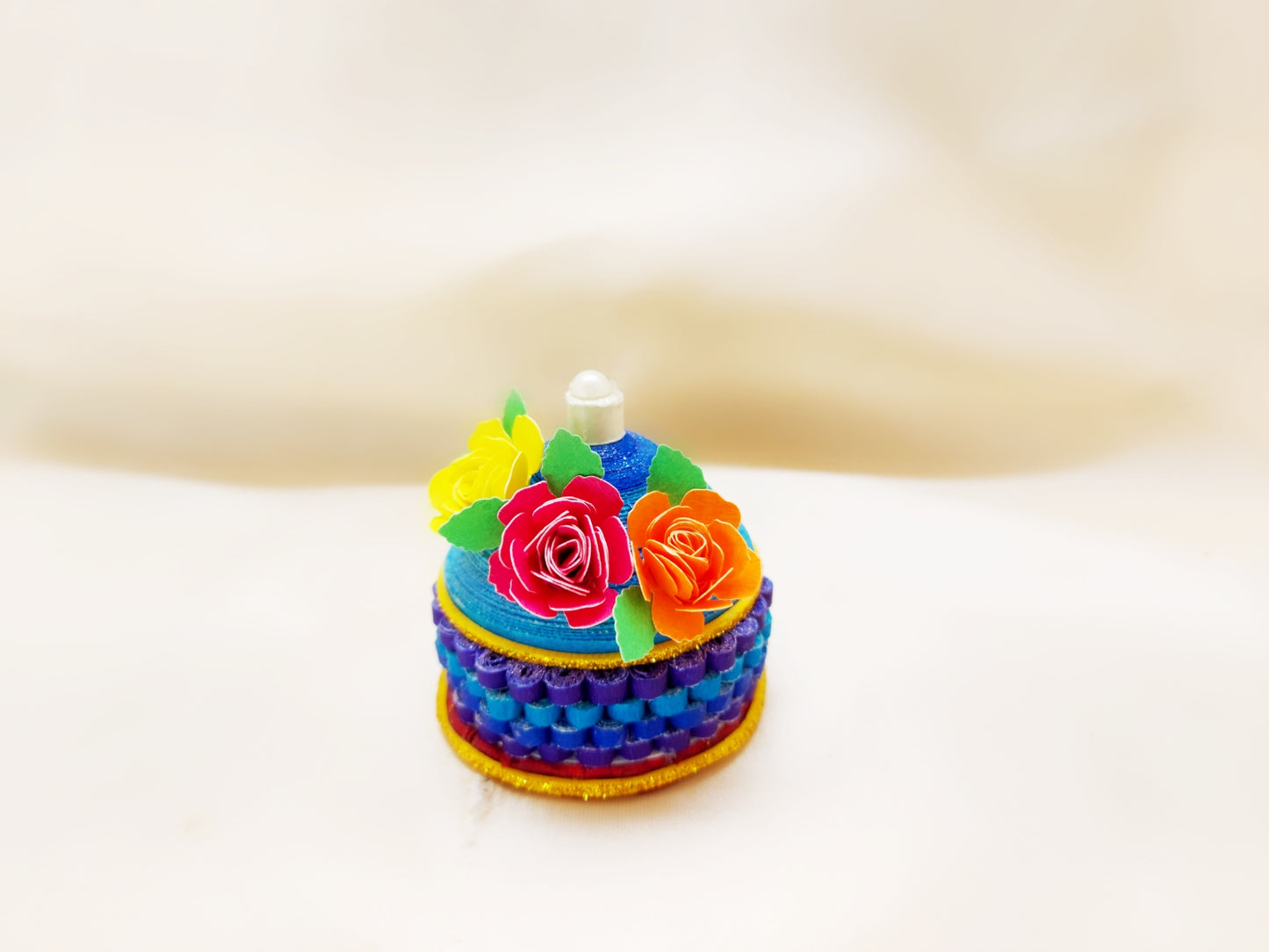Sindoor Box - Quilled Art - Ahaeli