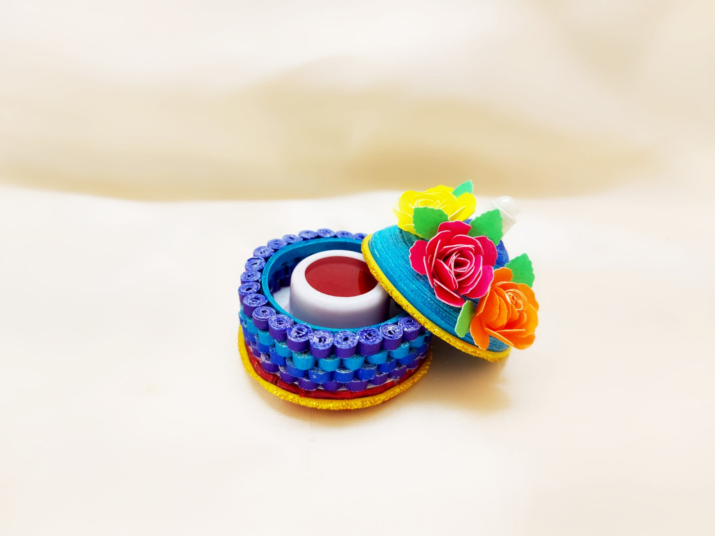 Sindoor Box - Quilled Art - Ahaeli