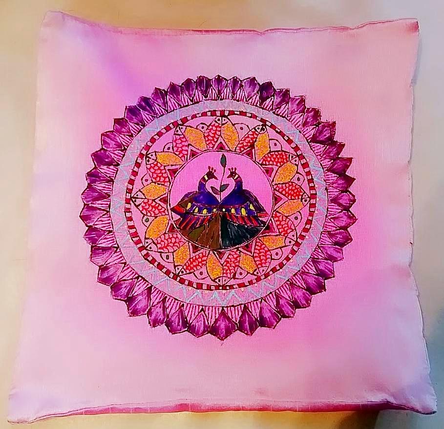 Cushion Cover - Mithila Art - Ahaeli