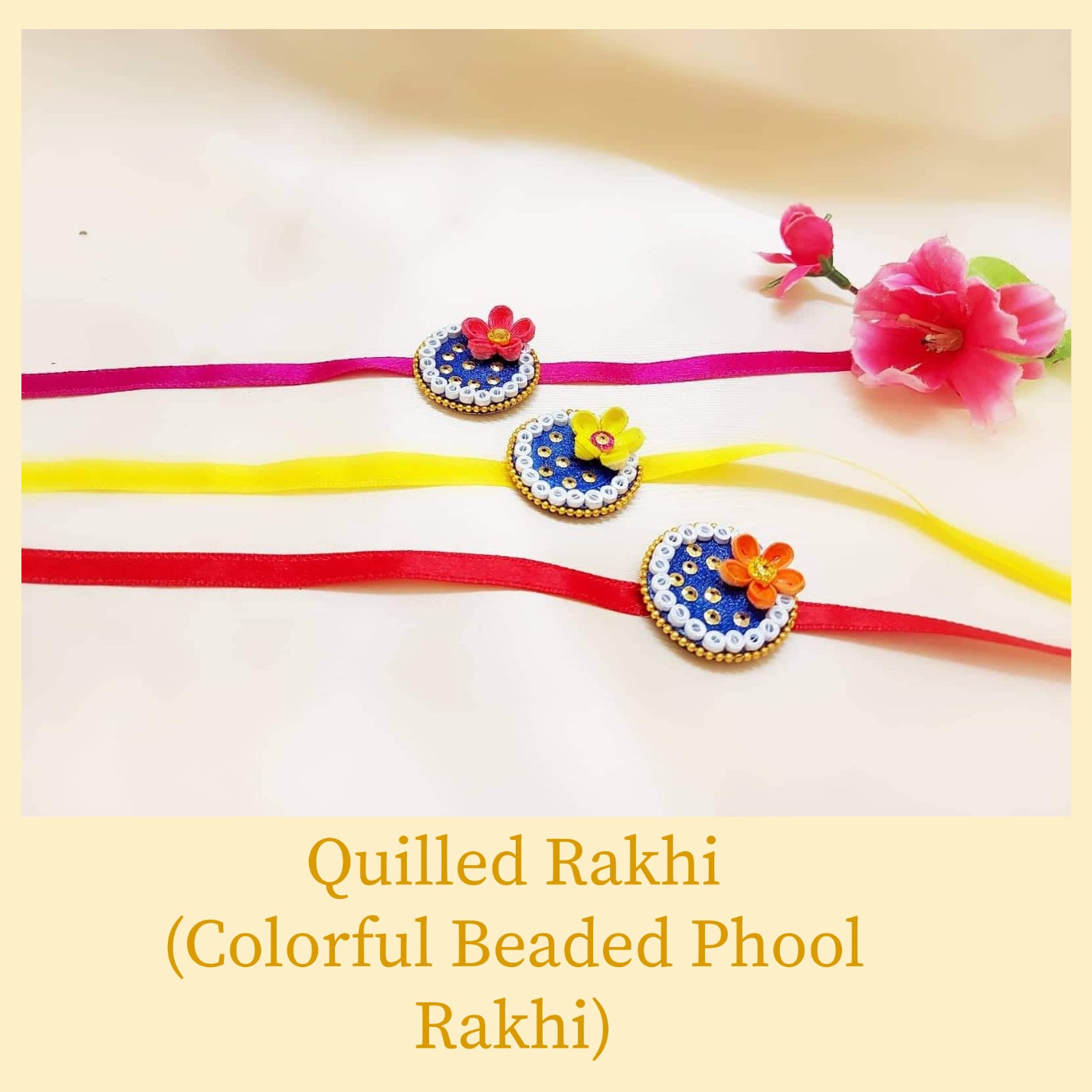 Rakhi - Quilled Rakhi - Ahaeli