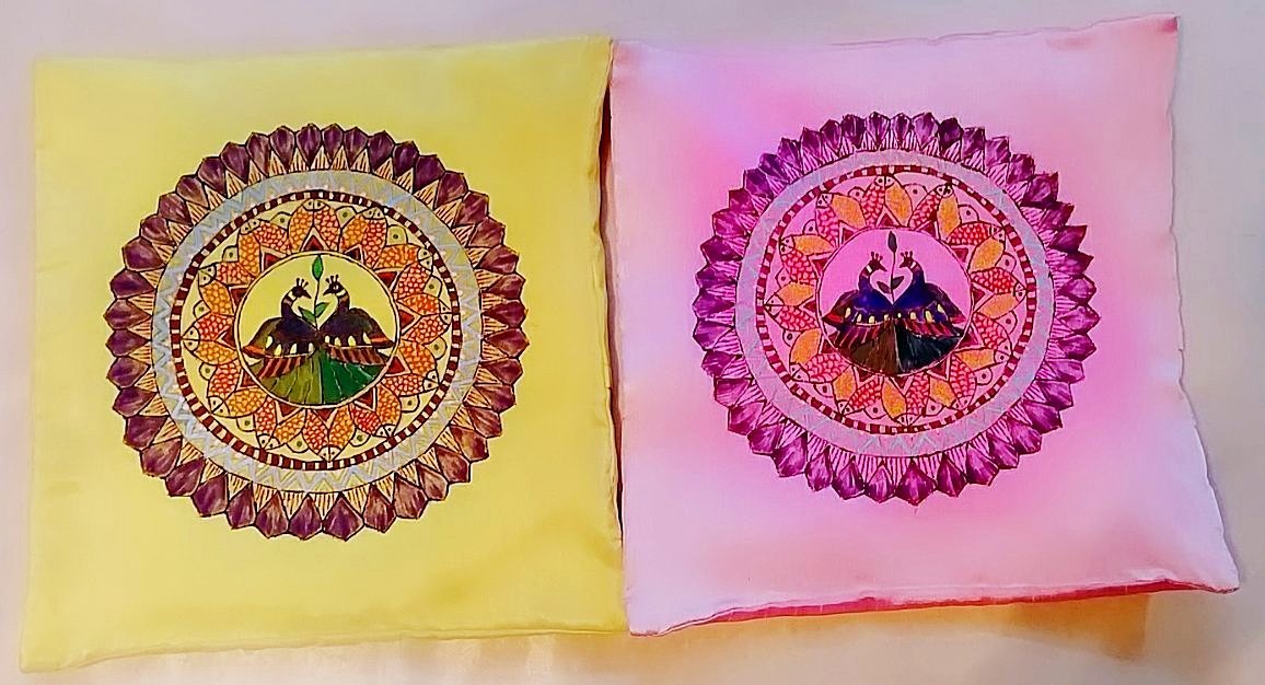 Cushion Cover - Mithila Art - Ahaeli