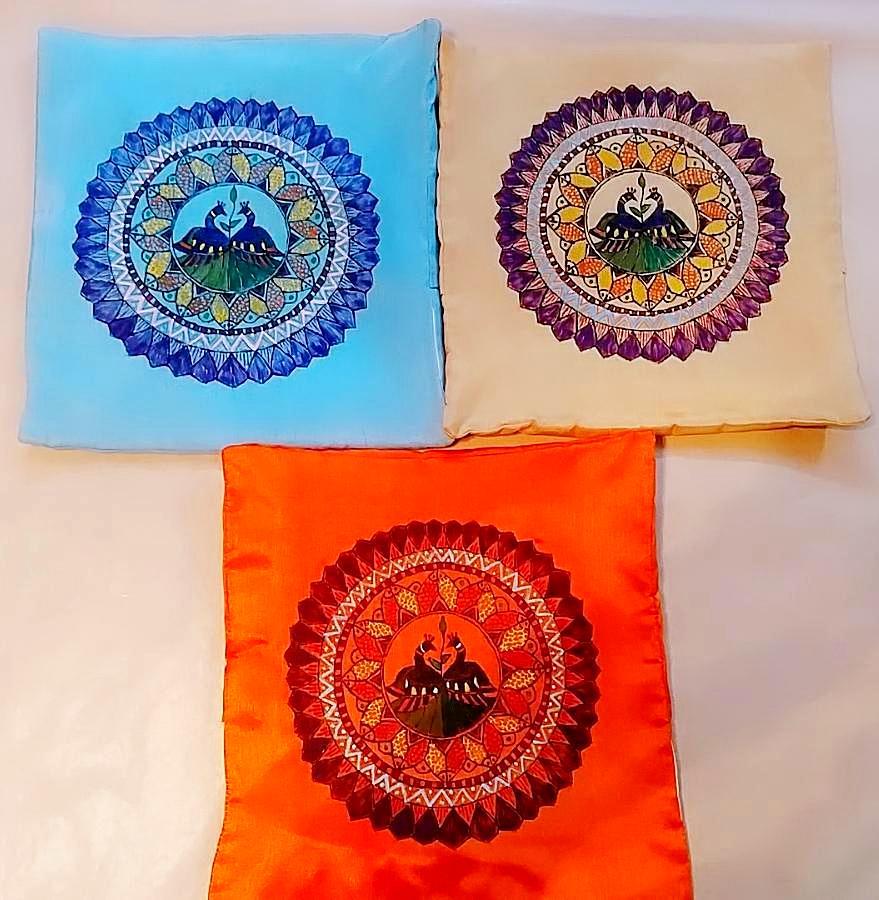 Cushion Cover - Mithila Art - Ahaeli