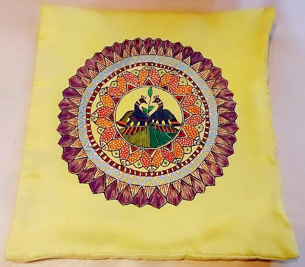 Cushion Cover - Mithila Art - Ahaeli