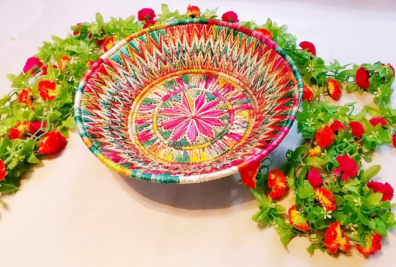Sikki Grass Decorative Basket - Ahaeli