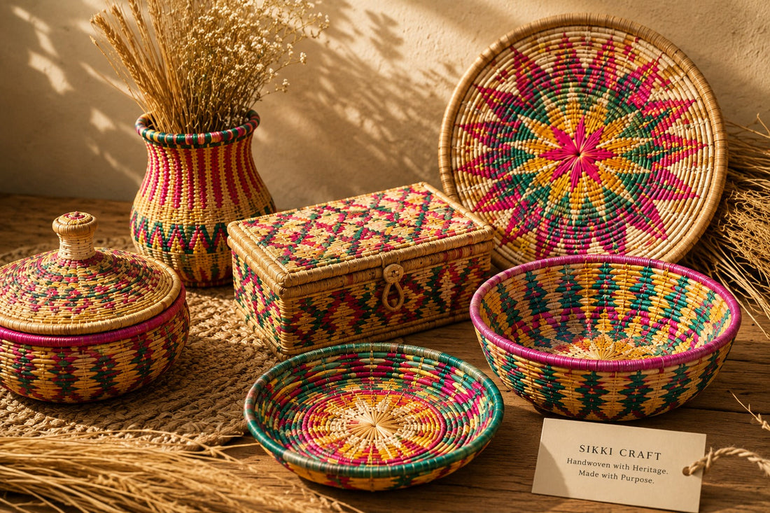 The Story Behind Sikki Grass Craft – Handmade Heritage from Bihar