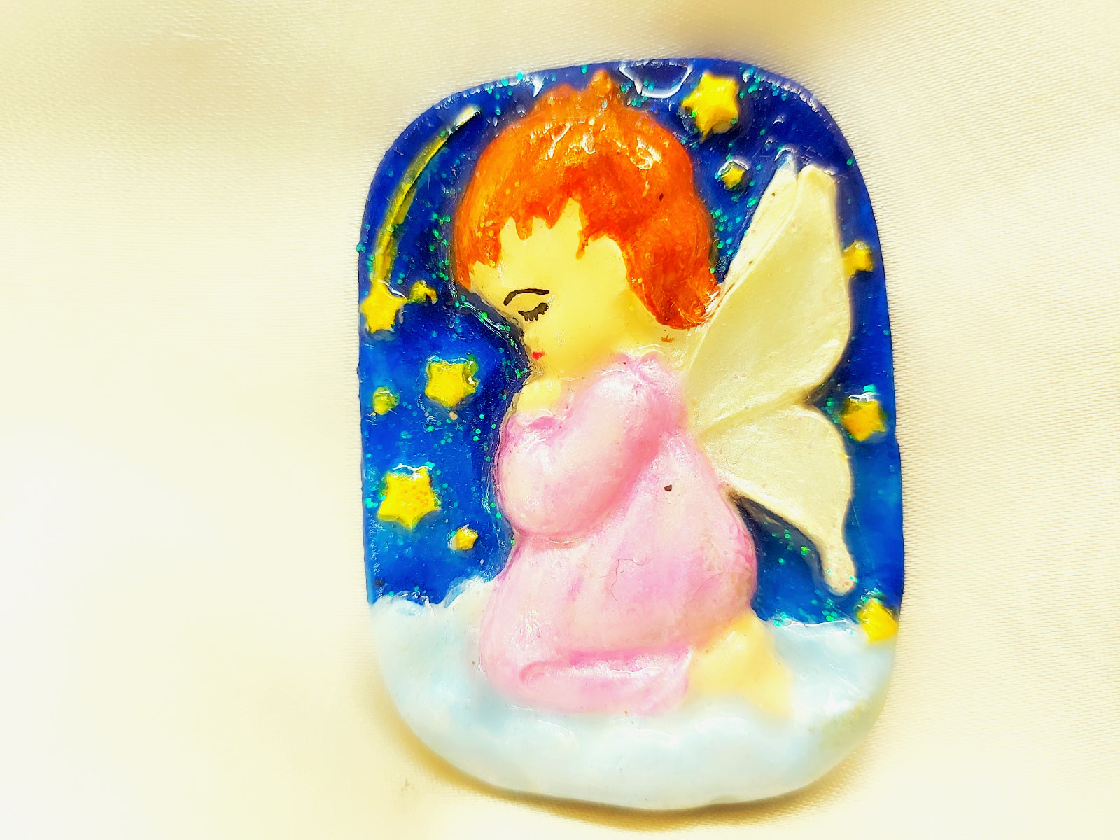 Fridge Magnets - Praying Angel - Clay Art - Ahaeli