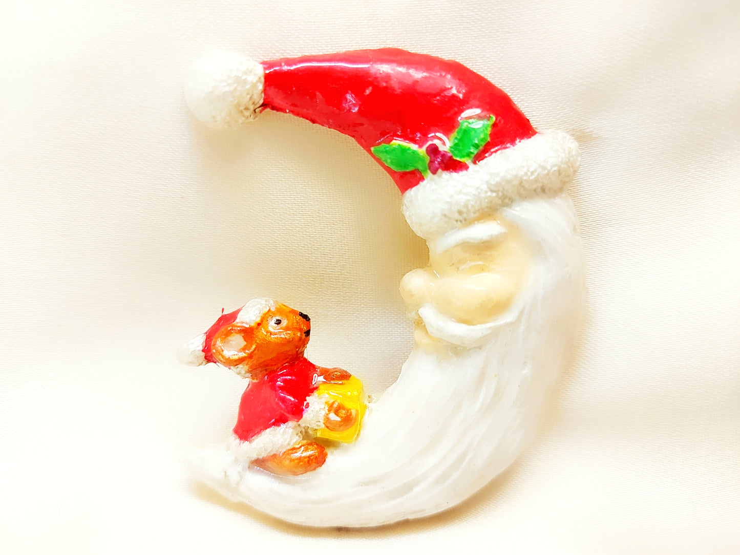 Fridge Magnets - Santa Mouse - Clay Art - Ahaeli