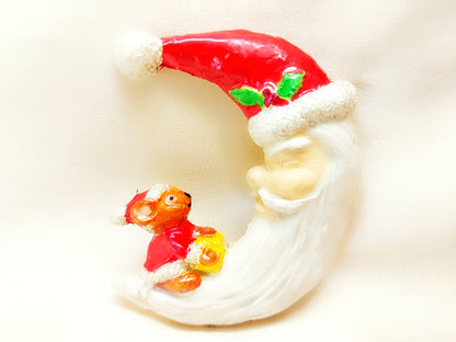 Fridge Magnets - Santa Mouse - Clay Art - Ahaeli