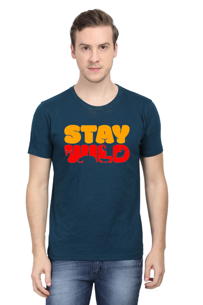 Men's T-Shirt - Stay Wild - Ahaeli