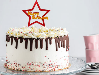 Cake Topper - Happy Birthday - Ahaeli