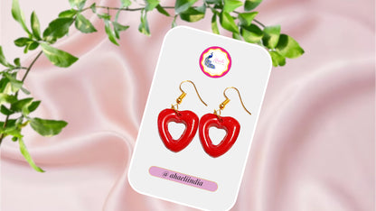 Earrings - Lovestruck Heart - Ahaeli