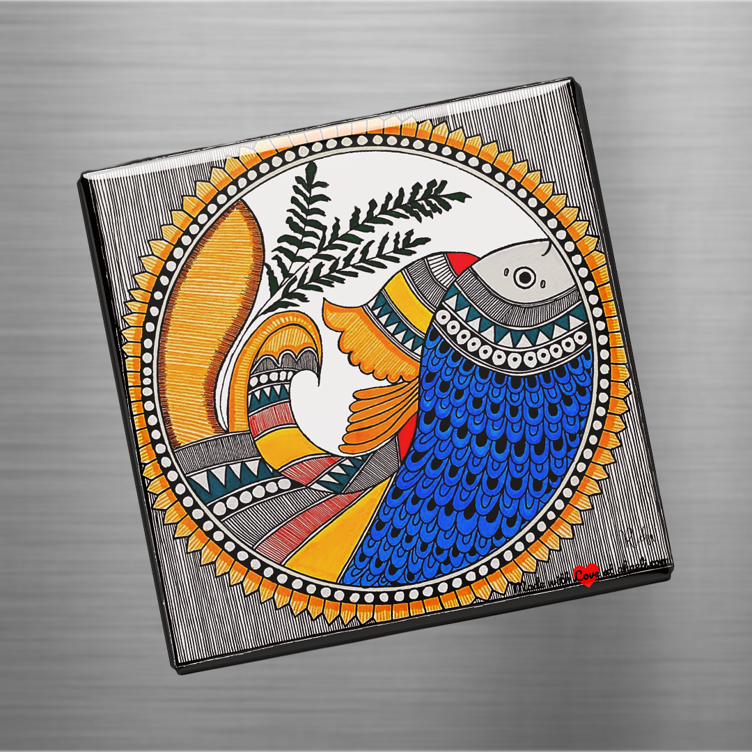 Magnets - Fish Whispers (Mithila Art)