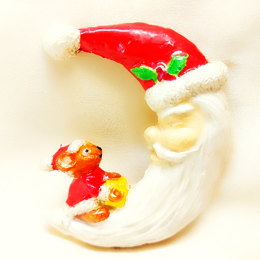 Fridge Magnets - Santa Mouse - Clay Art - Ahaeli