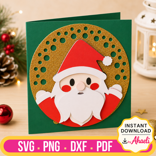Santa's Layered Festive Greetings