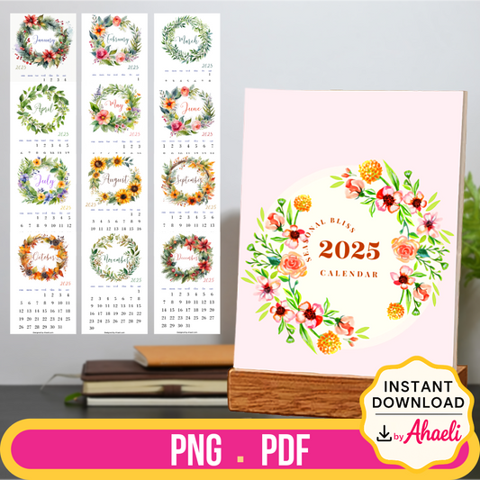 Seasonal Bliss Calendar 2025