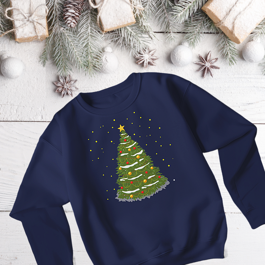 Unisex Sweatshirt - Festive Christmas Tree