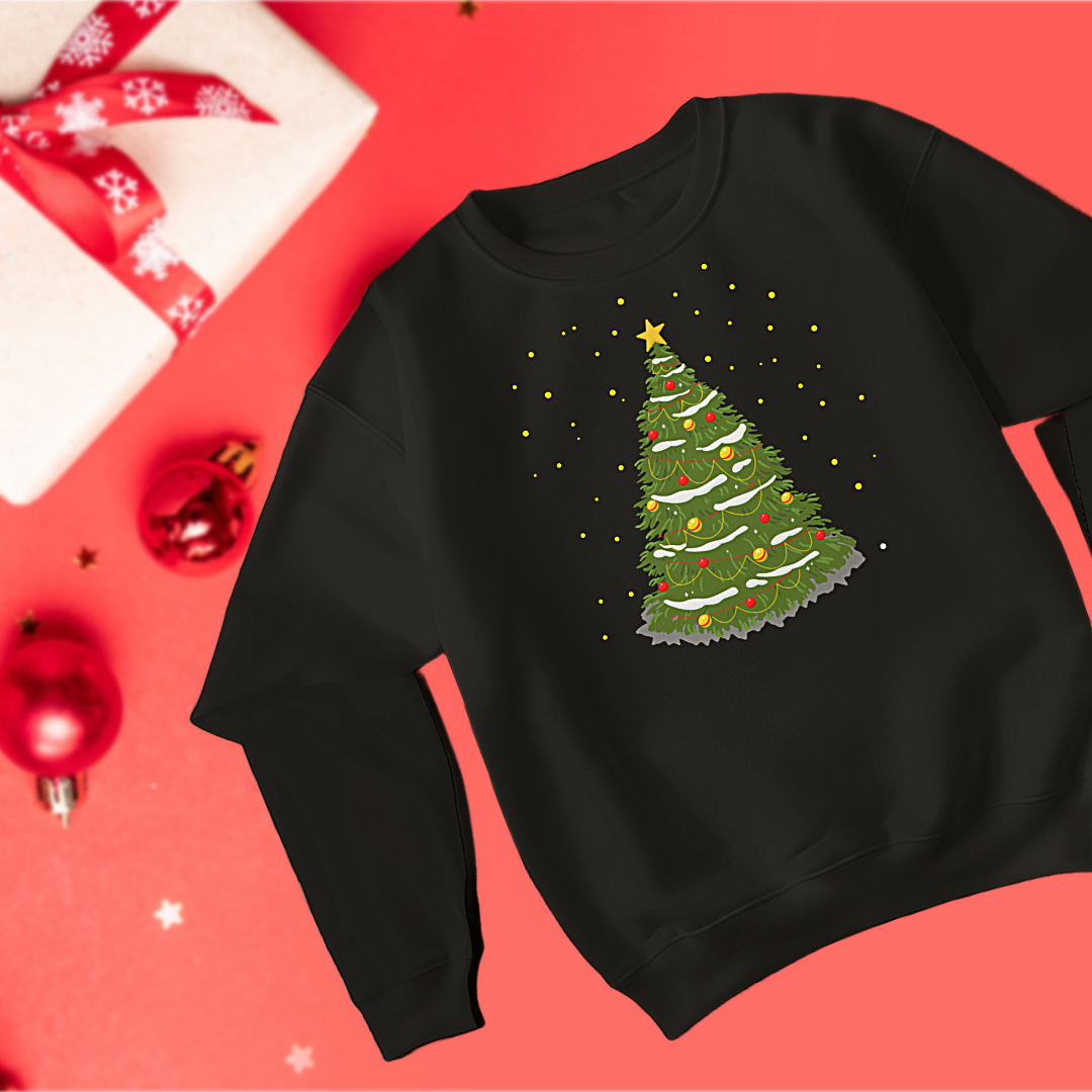 Unisex Sweatshirt - Festive Christmas Tree