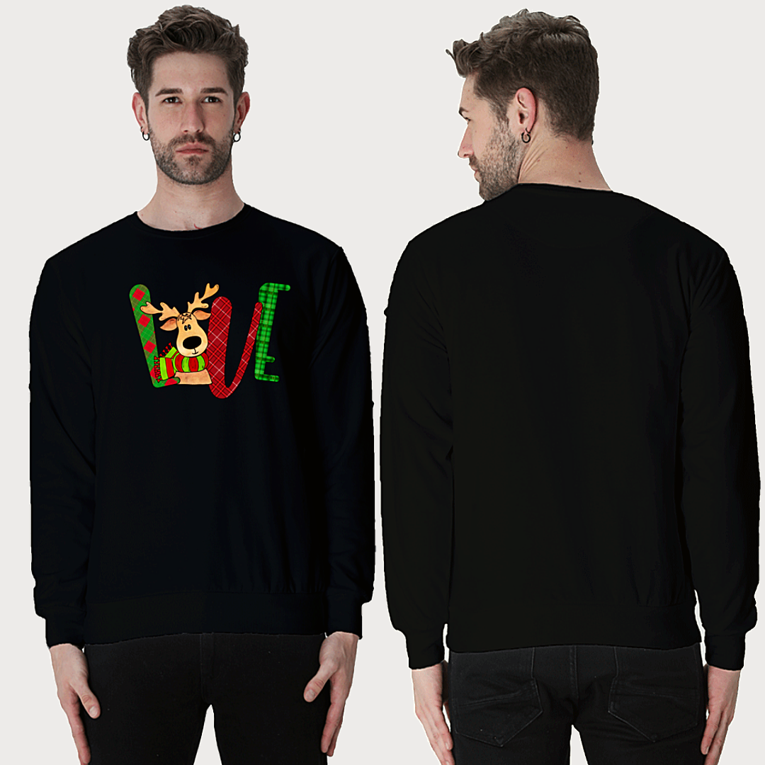 Unisex Sweatshirt - Reindeer Love Christmas