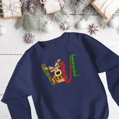 Unisex Sweatshirt - Reindeer Love Christmas