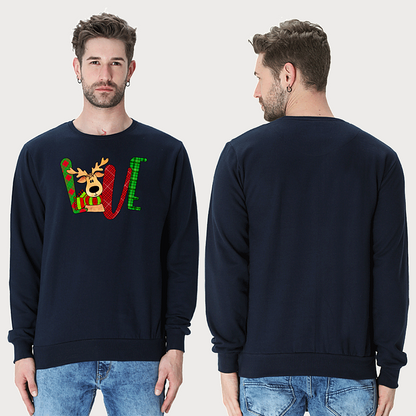 Unisex Sweatshirt - Reindeer Love Christmas