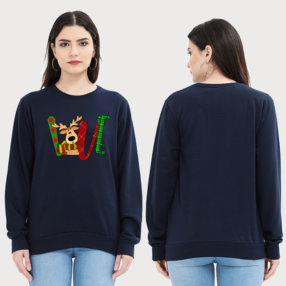 Unisex Sweatshirt - Reindeer Love Christmas