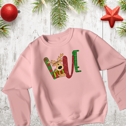 Unisex Sweatshirt - Reindeer Love Christmas