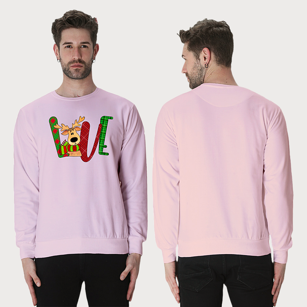 Unisex Sweatshirt - Reindeer Love Christmas