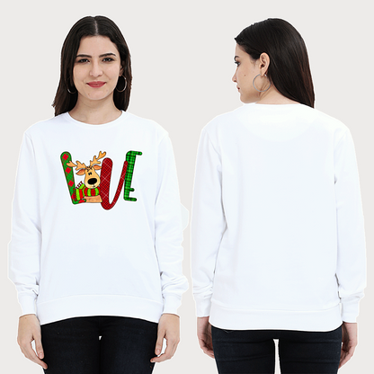 Unisex Sweatshirt - Reindeer Love Christmas