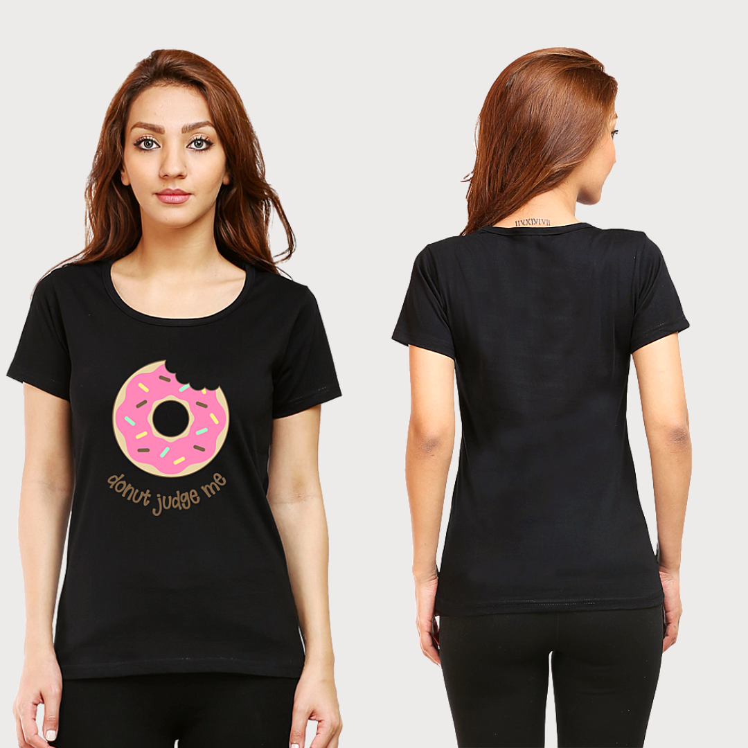 Women's T-Shirt - Donut Judge me