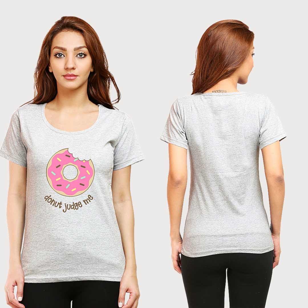 Women's T-Shirt - Donut Judge me