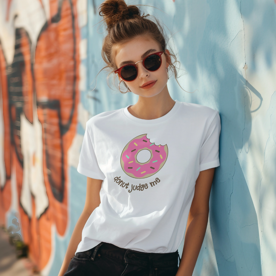 Women's T-Shirt - Donut Judge me