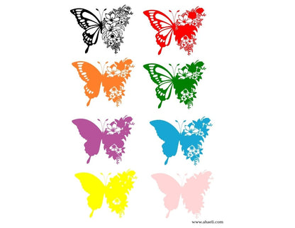 Layered Butterfly Beauty - Ahaeli