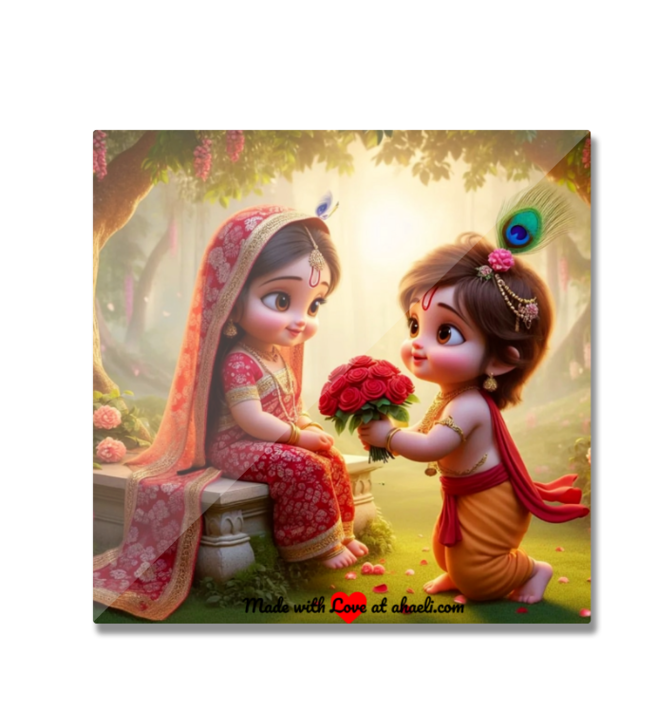 Magnets - Radha Krishna Blissful Bloom - Ahaeli