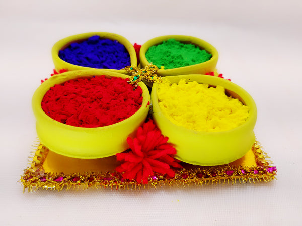 Holi Organic Colours - Pack of 4 colors - Ahaeli