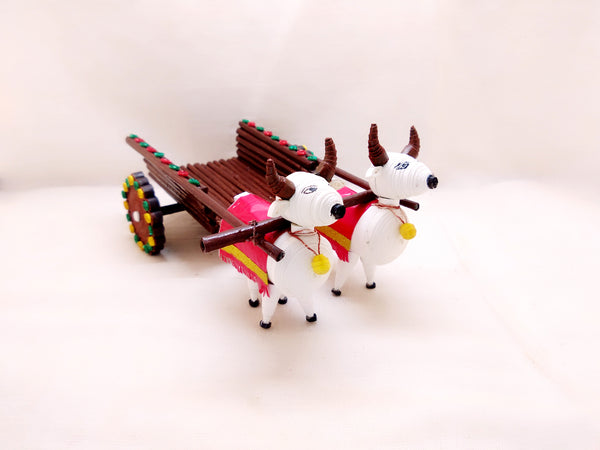 Miniature - Bullock Cart - Quilled Art - Ahaeli
